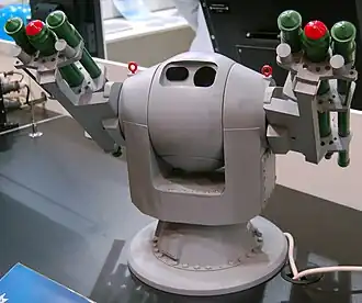 Макет пусковой установки 3М-47 «Гибка» на МАКС-2009.