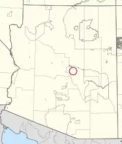 Тонто на карте