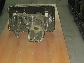 Пушка 20К с пушечной маской от танка Т-26 в музее в Кубинке