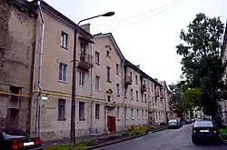 Жилые дома улицы Текстильщиков, перестроенные из зданий суконной мануфактуры