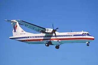 ATR 72-212 авиакомпании American Eagle Airlines, идентичный разбившемуся