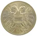 50 Groschen 1934 Rückseite