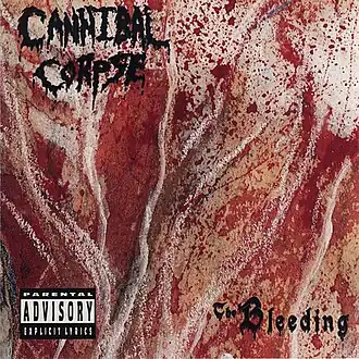 Обложка альбома группы Cannibal Corpse «The Bleeding» (1994)