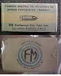 Патроны 7,65 мм Mannlicher производства аргентинского DGFM