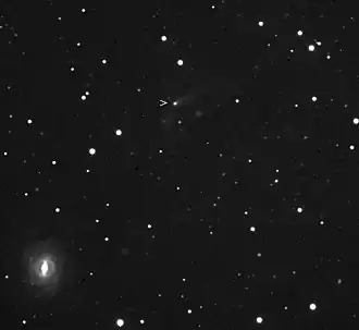 Комета 74P/Смирновой — Черных (~17m; 3,6 а. е. от Солнца)  на небе вблизи галактики PGC 49413