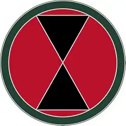 Нарукавная эмблема 7-й пехотной дивизии