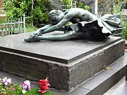 Памятник на могиле Лидии Герасимчук