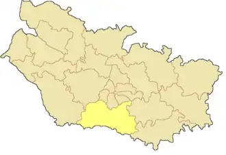 Кантон на карте департамента Сомма