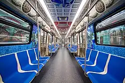 Салон, оформленный в стиле отделки станций