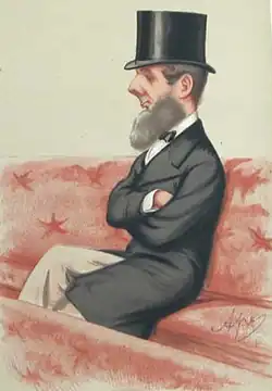 Герцог Бедфорд в Палате лордов, Карло Пеллегрини, 1874 год