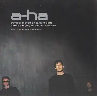 Обложка сингла A-ha «Summer Moved On» (2000)