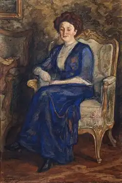 Леонид Пастернак. Портрет Анны Борисовны Высоцкой-Гоц, 1911. Музей Нового Иерусалима