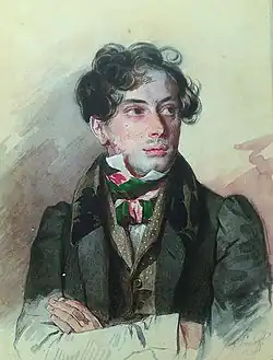 Художник П. Ф. Соколов (1829)