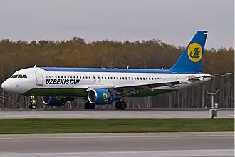 Airbus A320 в московском аэропорту «Домодедово»