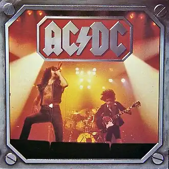 Обложка сингла AC/DC «Dirty Deeds Done Dirt Cheap» (1976)