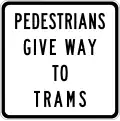 «Пешеход, уступи дорогу трамваю» (Австралия)