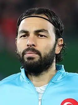 Сельчук в матче за сборную Турции в 2016 году