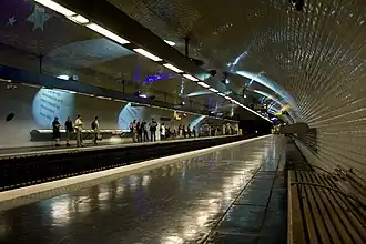 Зал станции после реновации