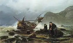 К. А. Савицкий.«Море в Нормандии (Рыбак в беде)» (1875).Государственный музей изобразительных искусств Республики Татарстан
