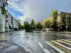 Вид в сторону пл. Лось