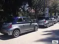 Колонна из автомобилей