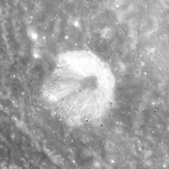 Снимок зонда Clementine.