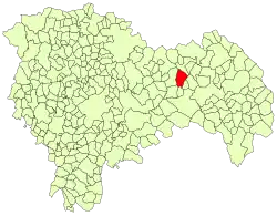 Расположение муниципалитета на карте провинции