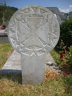 Баскская дискообразная стела