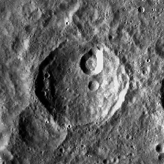 Снимок зонда Lunar Reconnaissance Orbiter.