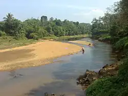 Река Ачанковил в сухой сезон