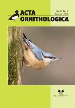 Журнал "Acta Ornithologica". Август 2019