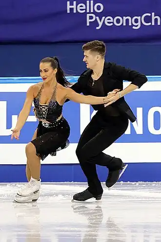 Адель Моррисон и Демид Рокачёвна чемпионате четырёх континентов (2017)