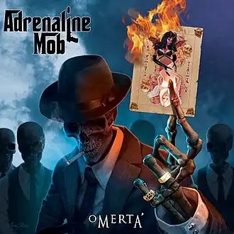 Обложка альбома Adrenaline Mob «Omertà» (2012)