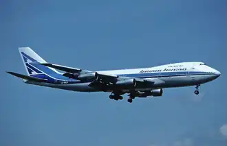 Пострадавший самолёт за 10 лет и 9 месяцев до инцидента