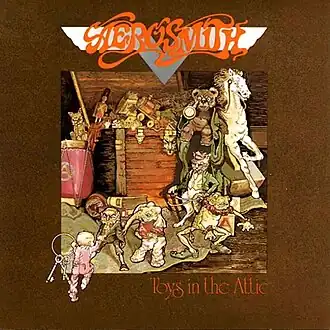 Обложка альбома Aerosmith «Toys in the Attic» (1975)