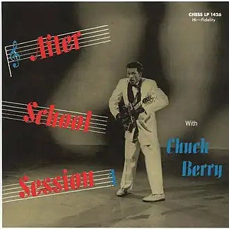 Обложка альбома Чака Берри «After School Session» (1957)