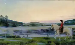 Герр Олоф (сцена из песни в представлении современного художника)