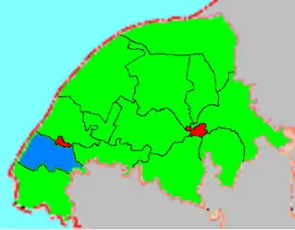 Огородникский сельсовет на карте