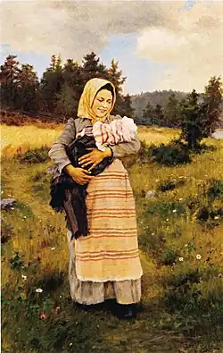 Молодая мать, 1893