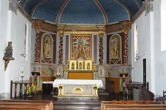 Интерьер церкви Успения Божьей Матери и Св. Иоанна Крестителя