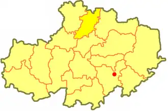 Бурабайский район на карте