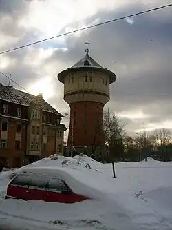 Башня зимой