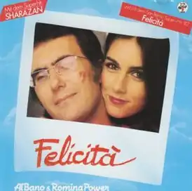 Обложка альбома Аль Бано и Ромины Пауэр «Felicità» (1982)