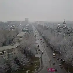 Улица Алба-Юлия зимой