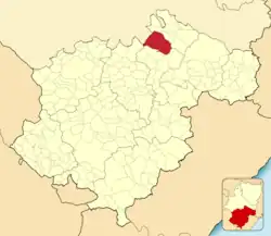 Расположение муниципалитета на карте провинции