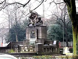 Фонтан Альберта Морена, январь, 2011