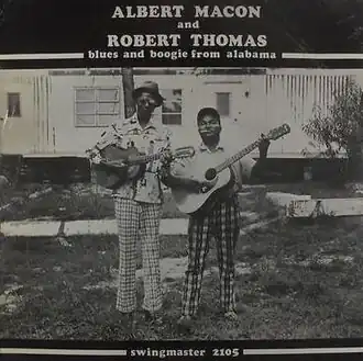 Альберт Мейкон и Роберт Томас на обложке диска, 1981