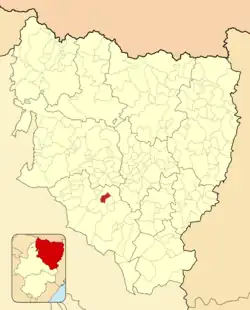 Расположение муниципалитета на карте провинции