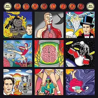 Обложка альбома Pearl Jam «Backspacer» (2009)