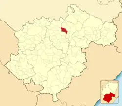 Расположение муниципалитета на карте провинции